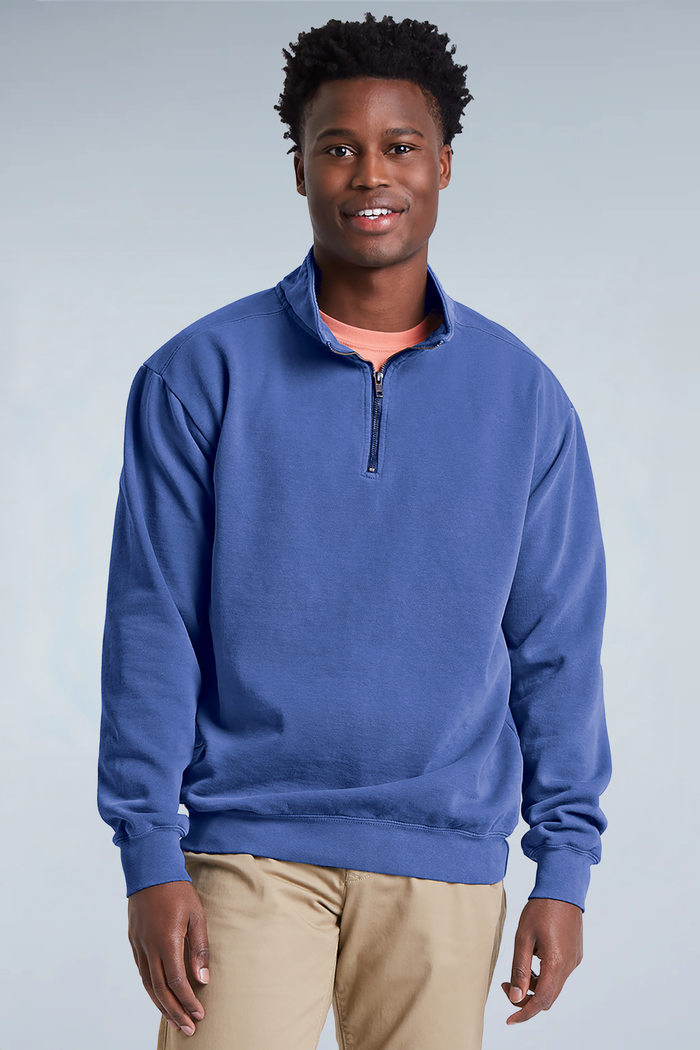 Comfort Colors Unisex Garment-Dyed Quarter-Zip Sweatshirt - 1580