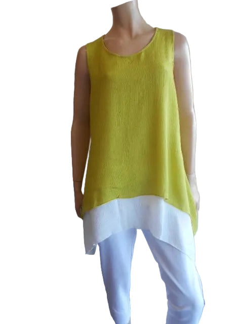 Cordelia St Lime Overlay Top