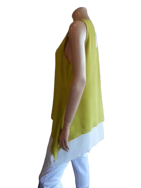 Cordelia St Lime Overlay Top