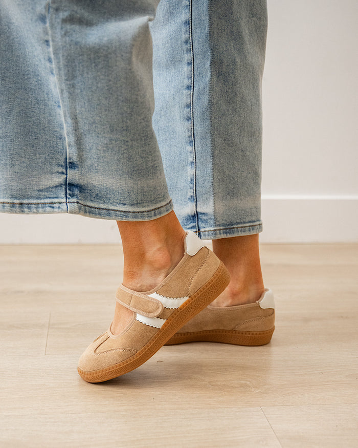 Corkys Calm Down Mary Jane Sneakers - Camel Corkys Footwear