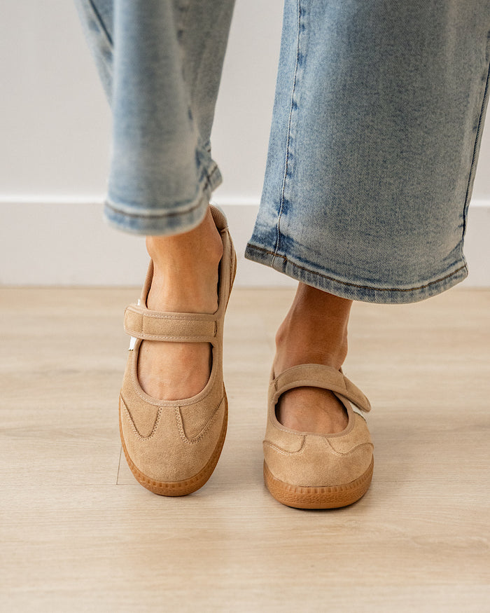 Corkys Calm Down Mary Jane Sneakers - Camel Corkys Footwear