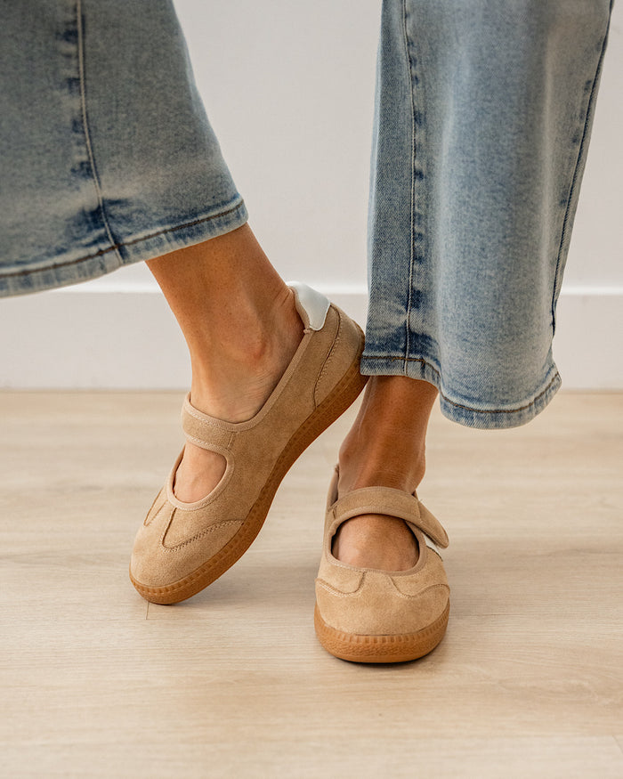 Corkys Calm Down Mary Jane Sneakers - Camel Corkys Footwear