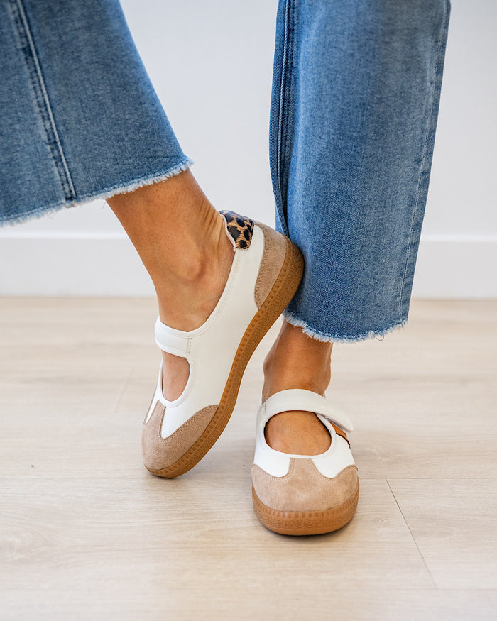 Corkys Calm Down Mary Jane Sneakers - Sand Corkys Footwear