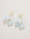 Corolla Stem Earrings Blue
