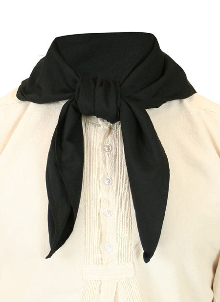 Cotton Neckerchief - Black