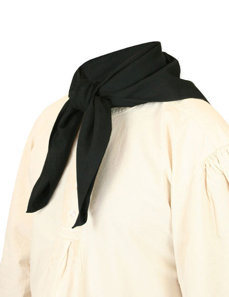 Cotton Neckerchief - Black