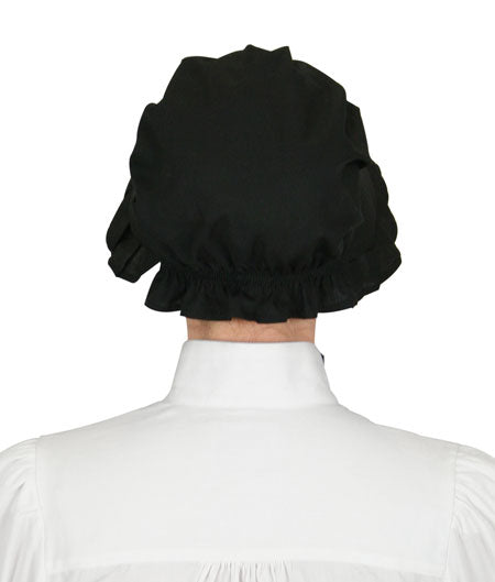 Cotton Sun Bonnet - Black