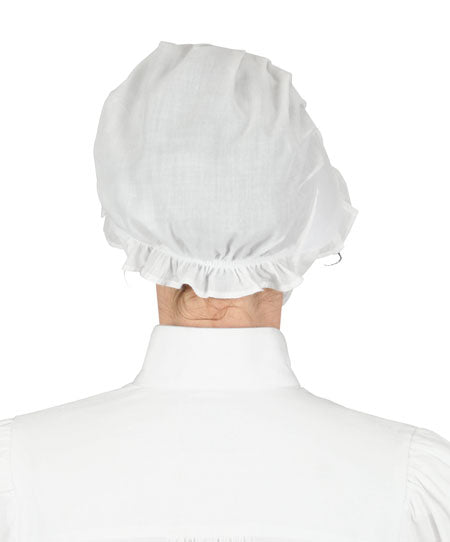 Cotton Sun Bonnet - White