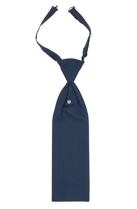 Cotton Teck Tie - Navy