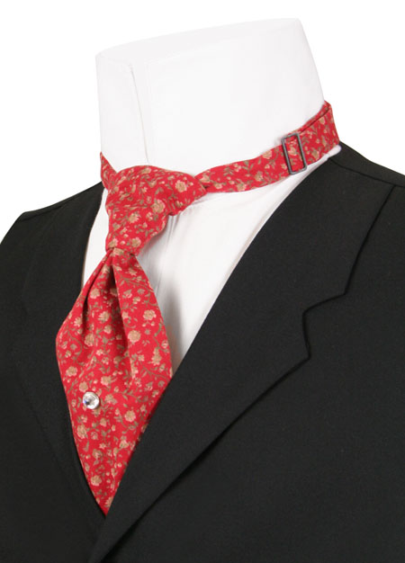 Cotton Teck Tie - Red Calico