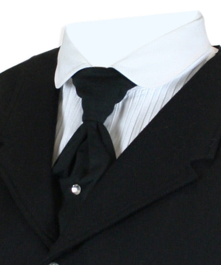 Cotton Teck Tie - Solid Black