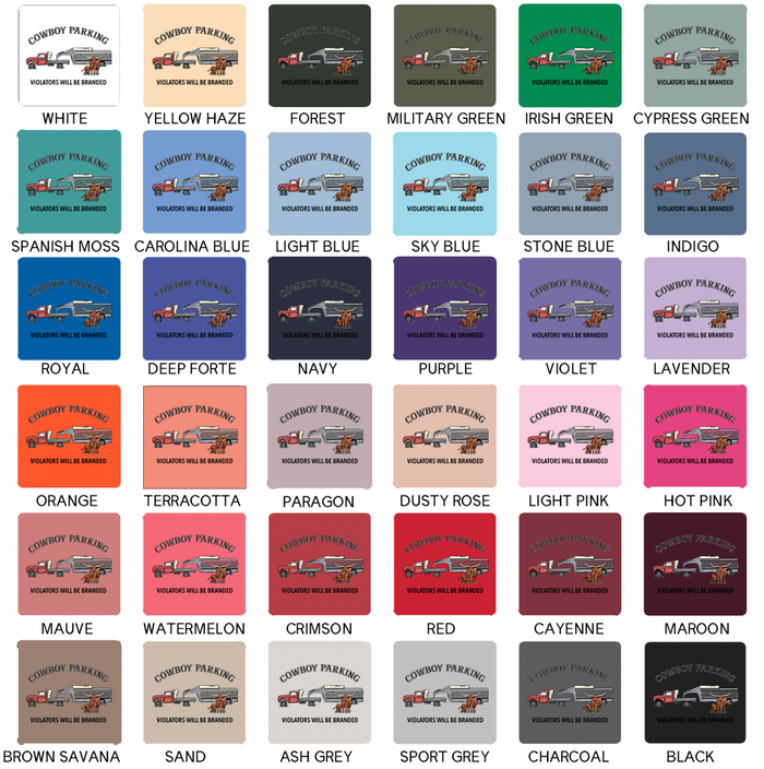 Cowboy Parking– Crewneck
