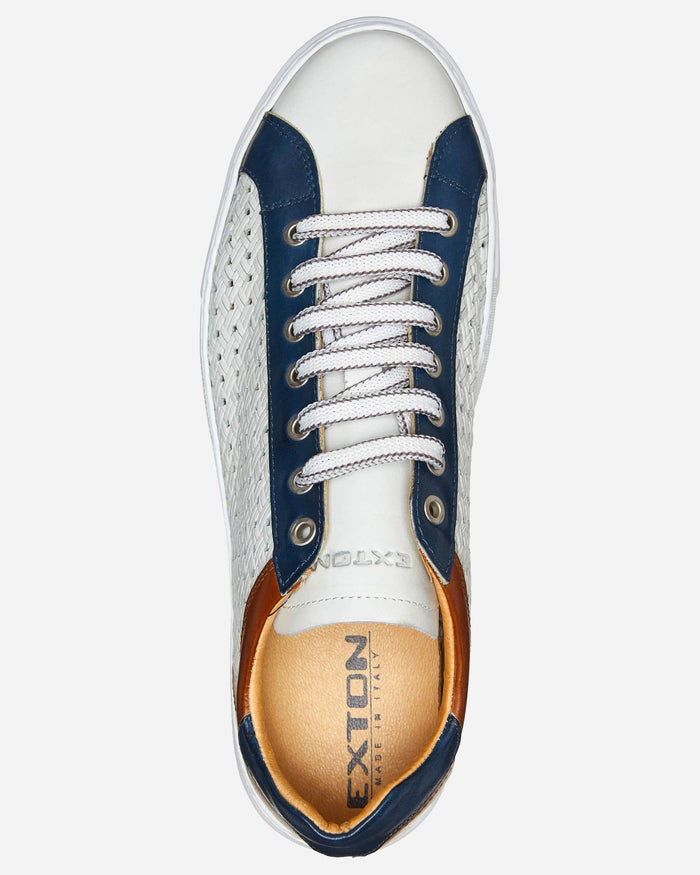 Crust White Sneaker - Men's Shoes at Menzclub