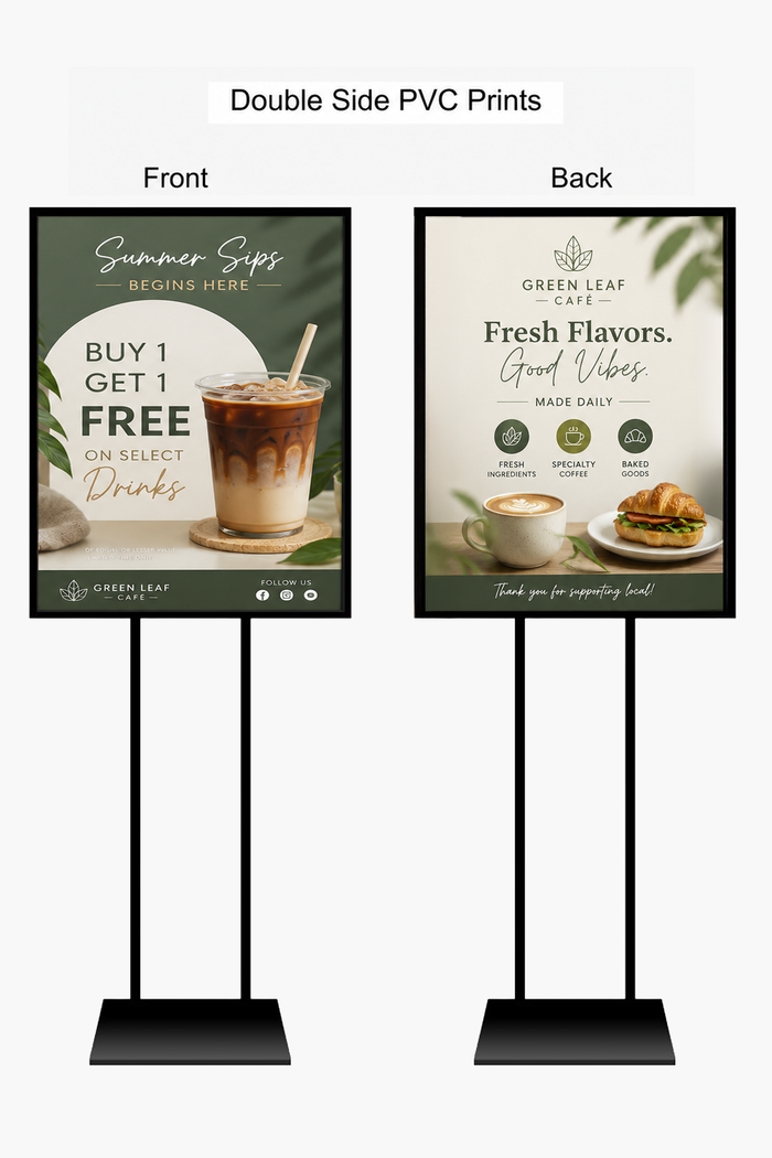 Custom Poster Stand Sign Holder