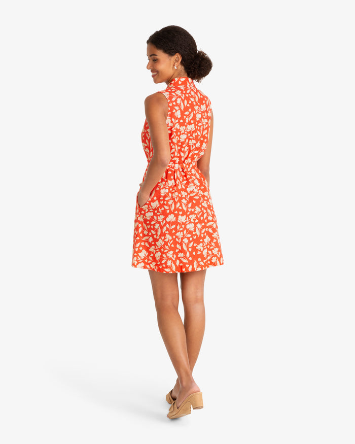 Cyrus Mini Dress in Floral Poppy