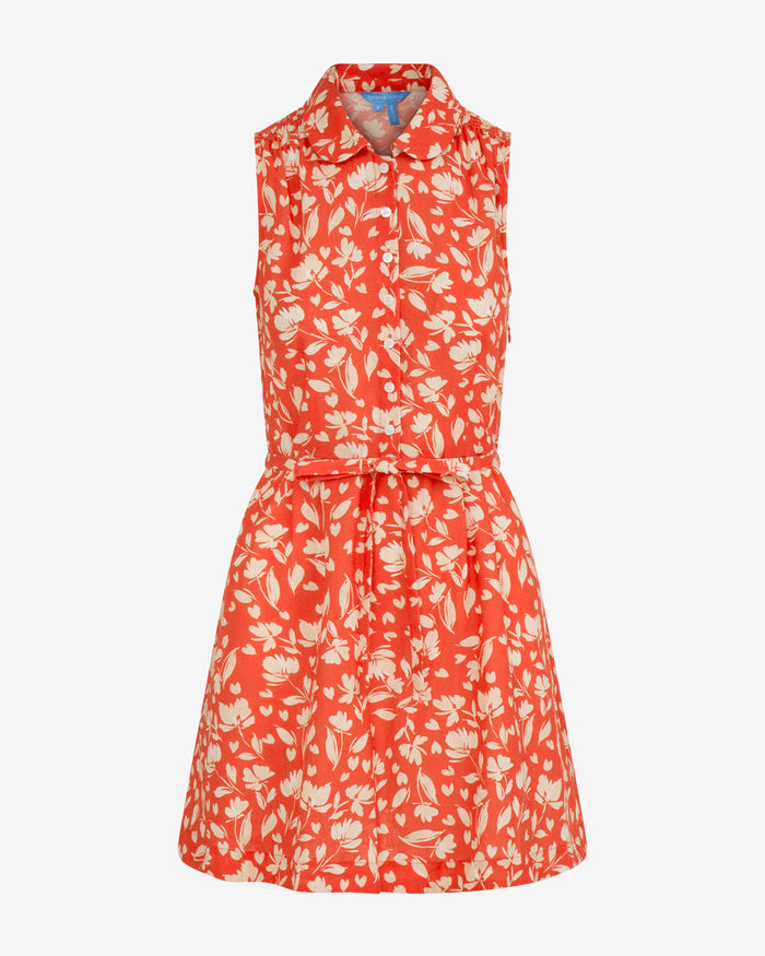 Cyrus Mini Dress in Floral Poppy