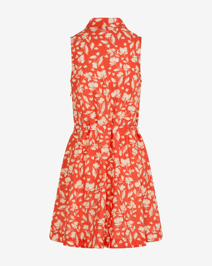 Cyrus Mini Dress in Floral Poppy