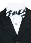Dandy Bow Tie - Black/White Stripe