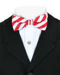 Dandy Bow Tie - Red/White Stripe