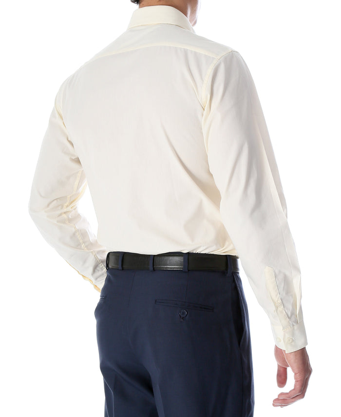 Daniel & Ellissa Slim Fit Ivory Dress Shirt - Giorgio's Menswear