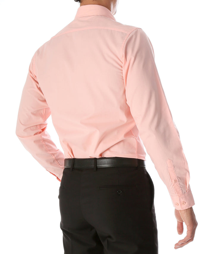 Daniel & Ellissa Slim Fit Pink Dress Shirt - Giorgio's Menswear