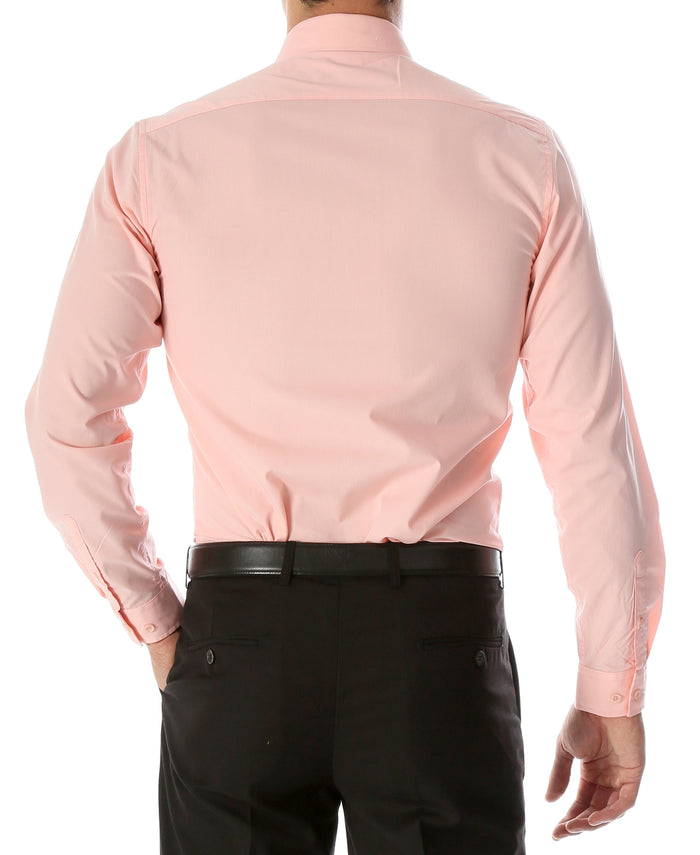 Daniel & Ellissa Slim Fit Pink Dress Shirt - Giorgio's Menswear