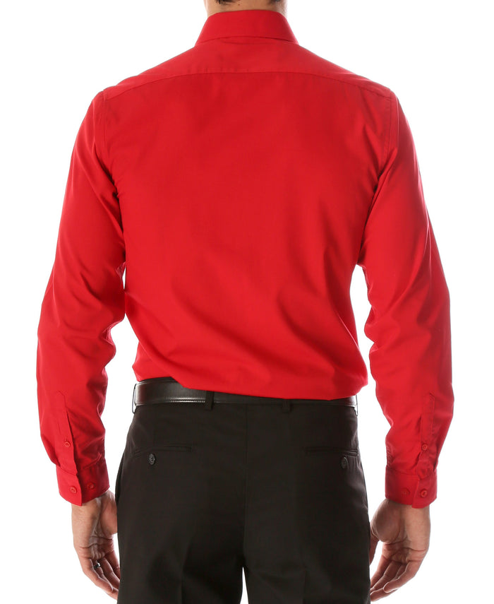 Daniel & Ellissa Slim Fit Red Dress Shirt - Giorgio's Menswear
