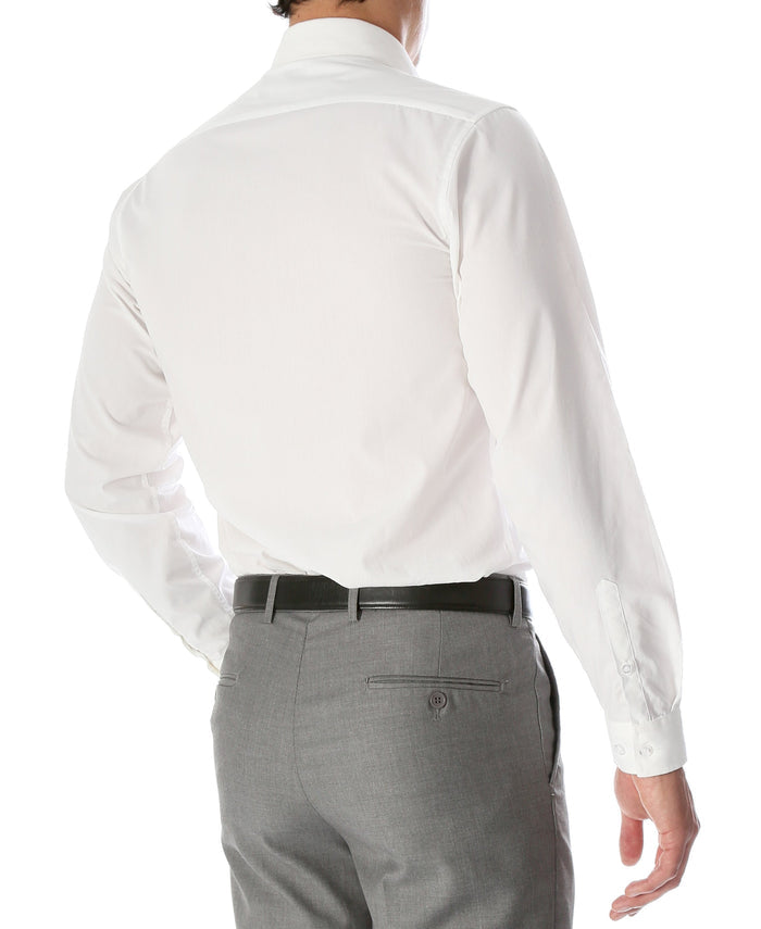 Daniel & Ellissa Slim Fit White Dress Shirt - Giorgio's Menswear