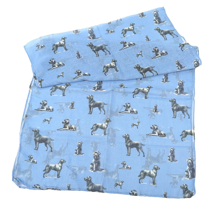 Dapper Dog Scarf - Denim - (50x180cm)