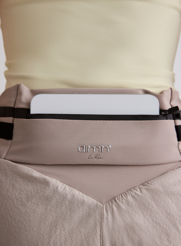 Dark Clay Running Belt Bag