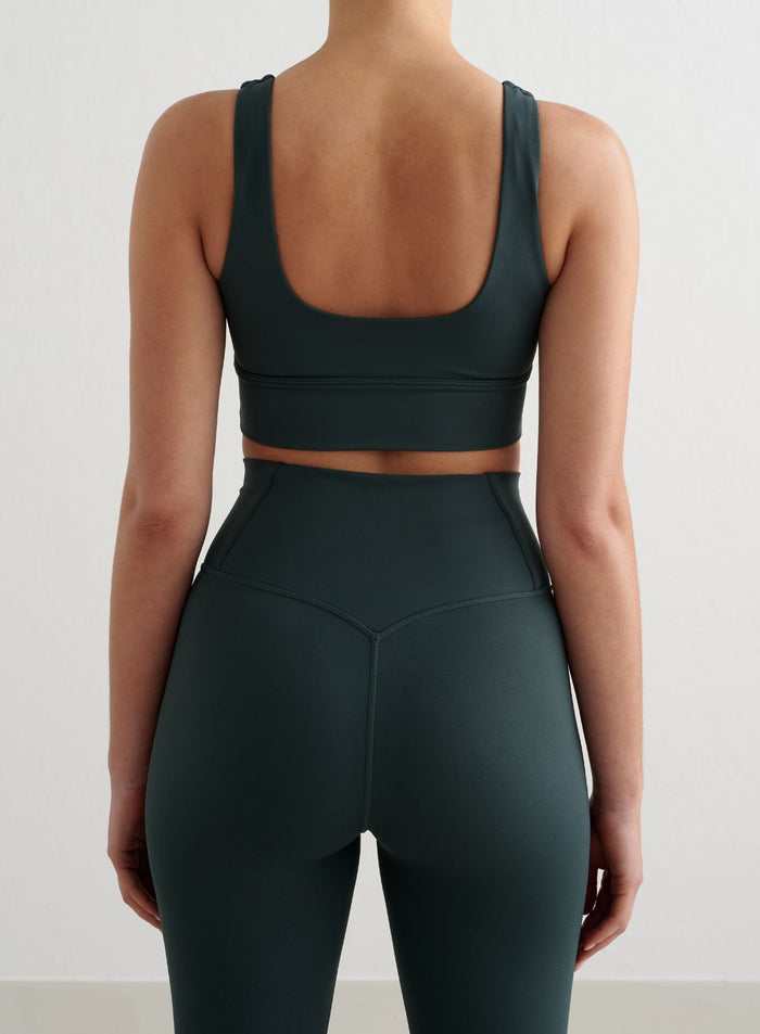 Deep Emerald Core Tights & Bra Set