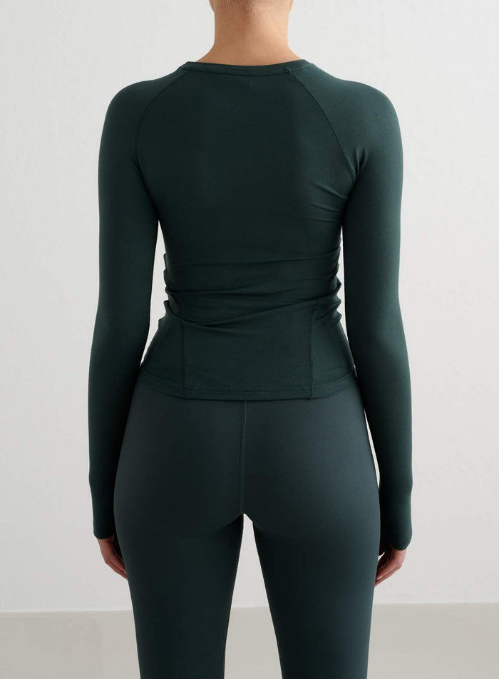 Deep Emerald Soft Basic Long Sleeve