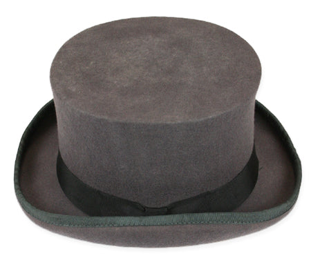 Deluxe John Bull Top Hat - Charcoal Gray
