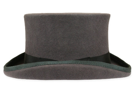 Deluxe John Bull Top Hat - Charcoal Gray