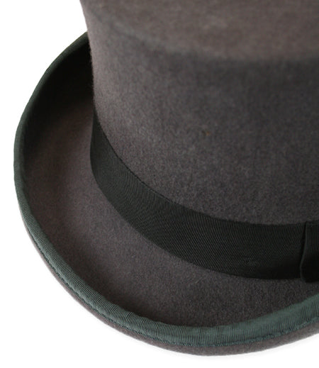 Deluxe John Bull Top Hat - Charcoal Gray