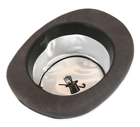 Deluxe John Bull Top Hat - Charcoal Gray