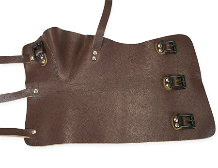 Deluxe Leather Gaiters - Brown (One Pair)