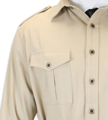 Deluxe Safari Bush Jacket - Khaki