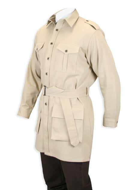 Deluxe Safari Bush Jacket - Khaki