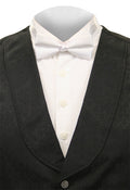 Deluxe Satin Bow Tie - White