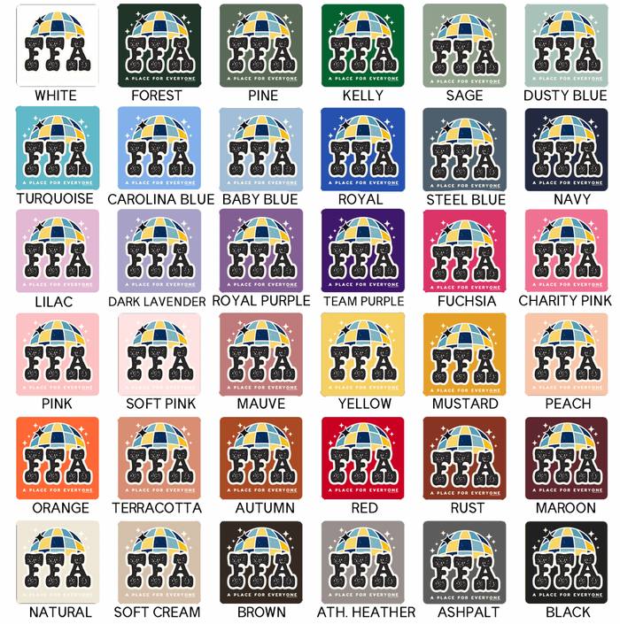 Disco In My FFA Era- Bella Canvas T-Shirt