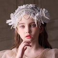 Dreamy Children's Headdress French Lace Hair Accessories High-end Flower Hat W023