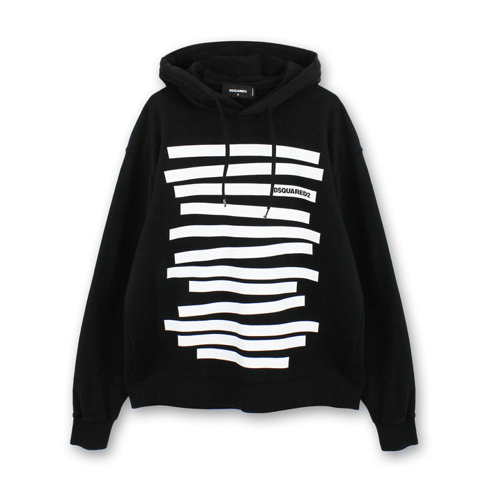 DSQUARED2 - Classified Hooded Sweatshirt in Black - Nigel Clare