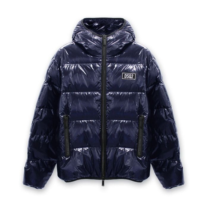 DSQUARED2 - Dsq2 Puffer Jacket in Navy - Nigel Clare