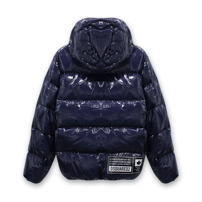 DSQUARED2 - Dsq2 Puffer Jacket in Navy - Nigel Clare