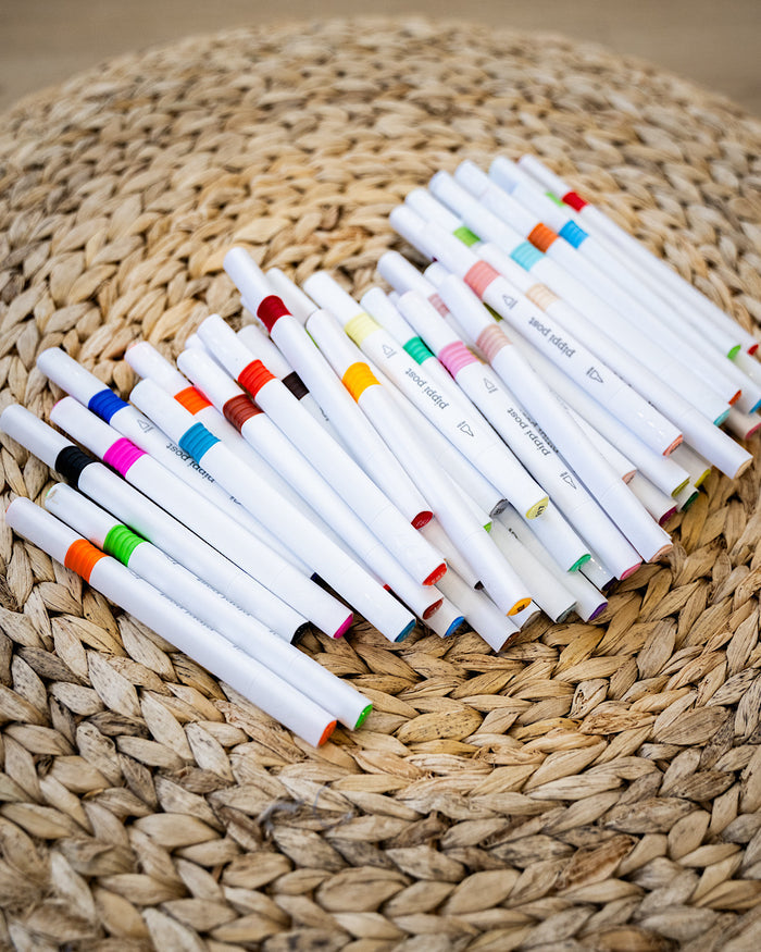 Dual Tip Art Markers Set by Pippi Post Pippi Post