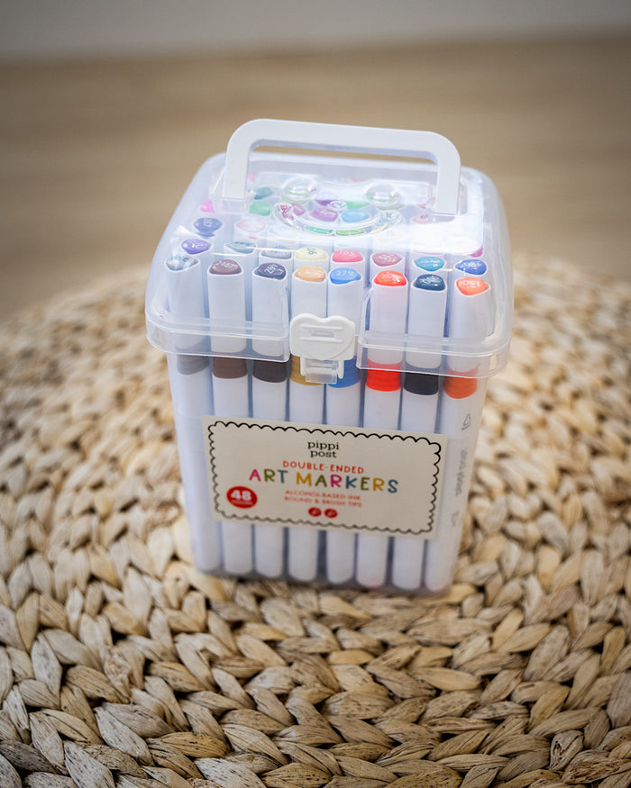 Dual Tip Art Markers Set by Pippi Post Pippi Post
