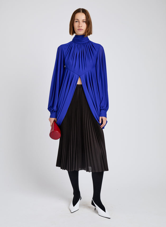 Eda Skirt In Jersey - Espresso