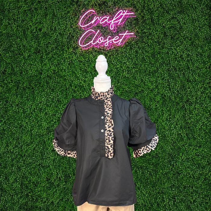 ENTRO Top In Black