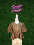 ENTRO Top In Brown